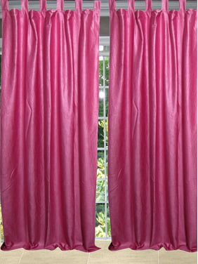 Mogul Curtain Pink Drape Single Panel Window Treatment Home Décor 48x96