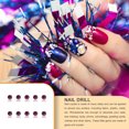 thumbnail image 2 of Nail Rhinestones Flat-Bottom Multi-faceted Sides DIY Handcraft Excellent Gloss Manicure Crystal Different Styles Mobile Phone Dark Purple, 2 of 6