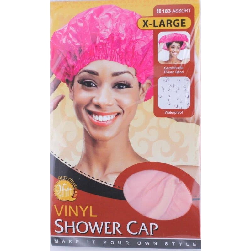 Qfitt Jumbo Vinyl Shower Cap