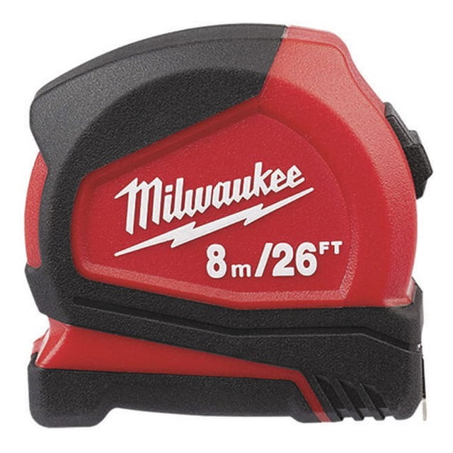 Flexometro 8.0Msx25Mm Anti-Impacto Compac Milwaukee 48226627 Milwaukee 48226627