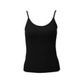 thumbnail image 6 of Women Tank Tops Female Camisole with Built in Bra Women Padded Bra Top Vests S-XL, 6 of 7