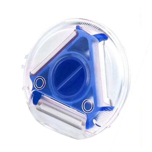 Moyic 3 en 1 Trio Set Slicer Pelador de acero inoxidable Trituradora Julienne Multi Peel Zesters Rallador Herramienta de cocina Cocina y Comedor Azul