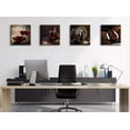 thumbnail image 6 of Wine Decor Burgundy Wall Art Modern Grape Pictures Canvas Prints for Kitchen Dining Room Bar Pub Restaurant Home Cellar Stretched and Framed Ready to Hang 12×12 inch×4 PCS, 6 of 6