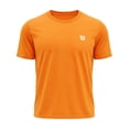 thumbnail image 1 of Playera Deportiva Wilson para Hombre Polyspun Color Anaranjado Talla EG, 1 of 4