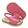 thumbnail image 5 of LYHaoo Girls Sandals Children Toddler Baby Girls Solid Bow Beach Shoes Sandals Prewalker Sizes 5 Toddlers(9-12 Months), 5 of 7