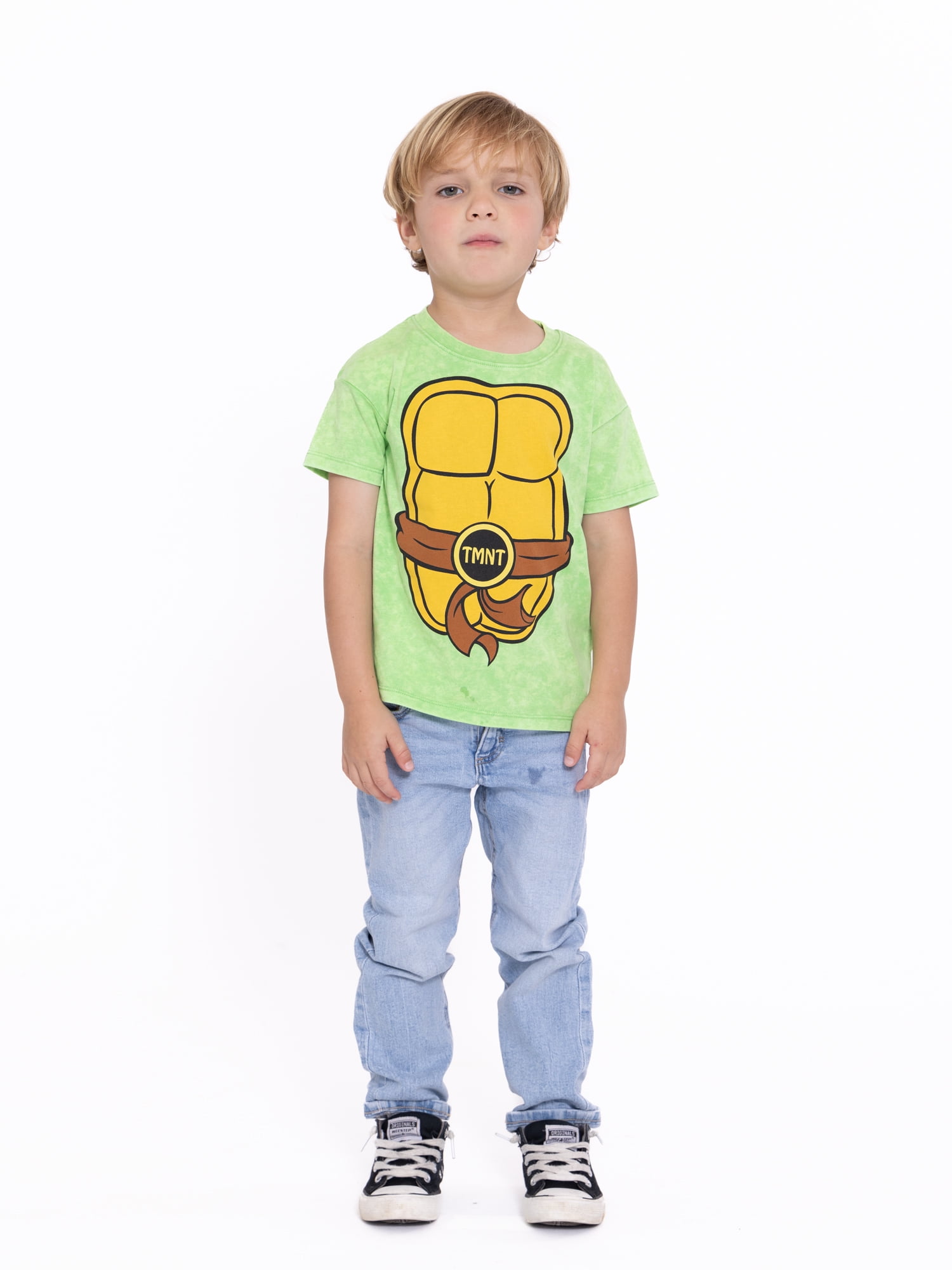 Teenage Mutant Ninja Turtles Toddler Graphic Crewneck Tee with Short Sleeves, Sizes 12M-5T