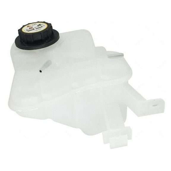 Radiator Coolant Overflow Tank Reservoir with Cap - Compatible with 2000 - 2007 Ford Taurus 3.0L V6 12-Valve 2001 2002 2003 2004 2005 2006