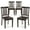 Dark Brown, variant on Wooden Windsor Dining Chairs Set of 2,for Kitchen,Dining Room, Black