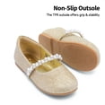 thumbnail image 2 of Zapatos Mary Jane para Niñas Pequeñas DREAM PAIRS con Correa de Perlas Dorada, 2 of 8