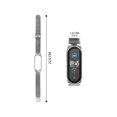 thumbnail image 3 of Correa Acero Inox Para Xiaomi Mi Band 8/9/10 Hebilla + Mica, 3 of 5