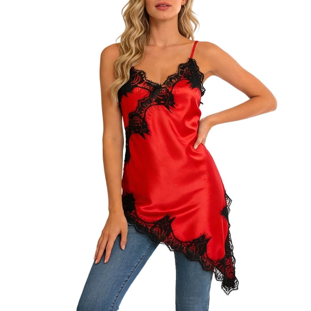 Juegos Cortos de Tamaño Adicional Cuello Colgante Borde Encaje Corte Falda Corta Conjunto de Ropa Interior Seductor, Conjunto de Ropa Interior de Tamaño Adicional