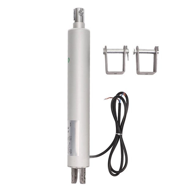 Actuador eléctrico tipo tubería de aleación de aluminio, carrera de 50 mm, IP65, funcionamiento silencioso, microactuador lineal de 12 V