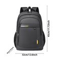 thumbnail image 2 of XIMIN Men Women Travel Backpack Laptop Backpacks Travel Daily Backpacks Water Resistant Business Work Bag Fits 15.6 Inch Computers for College Big Backpack, 2 of 6