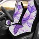 thumbnail image 1 of ABPHQTO Juego de 2 fundas para asientos de coche, protector universal para asientos delanteros de ballena morada, apto para coche, SUV, sedán, camión, 1 of 3