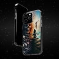 thumbnail image 6 of DistinctInk Clear Hybrid Case for Apple iPhone 15 Pro Max (6.7" Screen) - Delivered for Our Sins: Romans 4:25 Explanation - Tempered Glass Back, 6 of 8