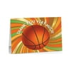 Basketball Thank You Note Card - 10 Boxed Basketball Cards & Envelopes - B14336