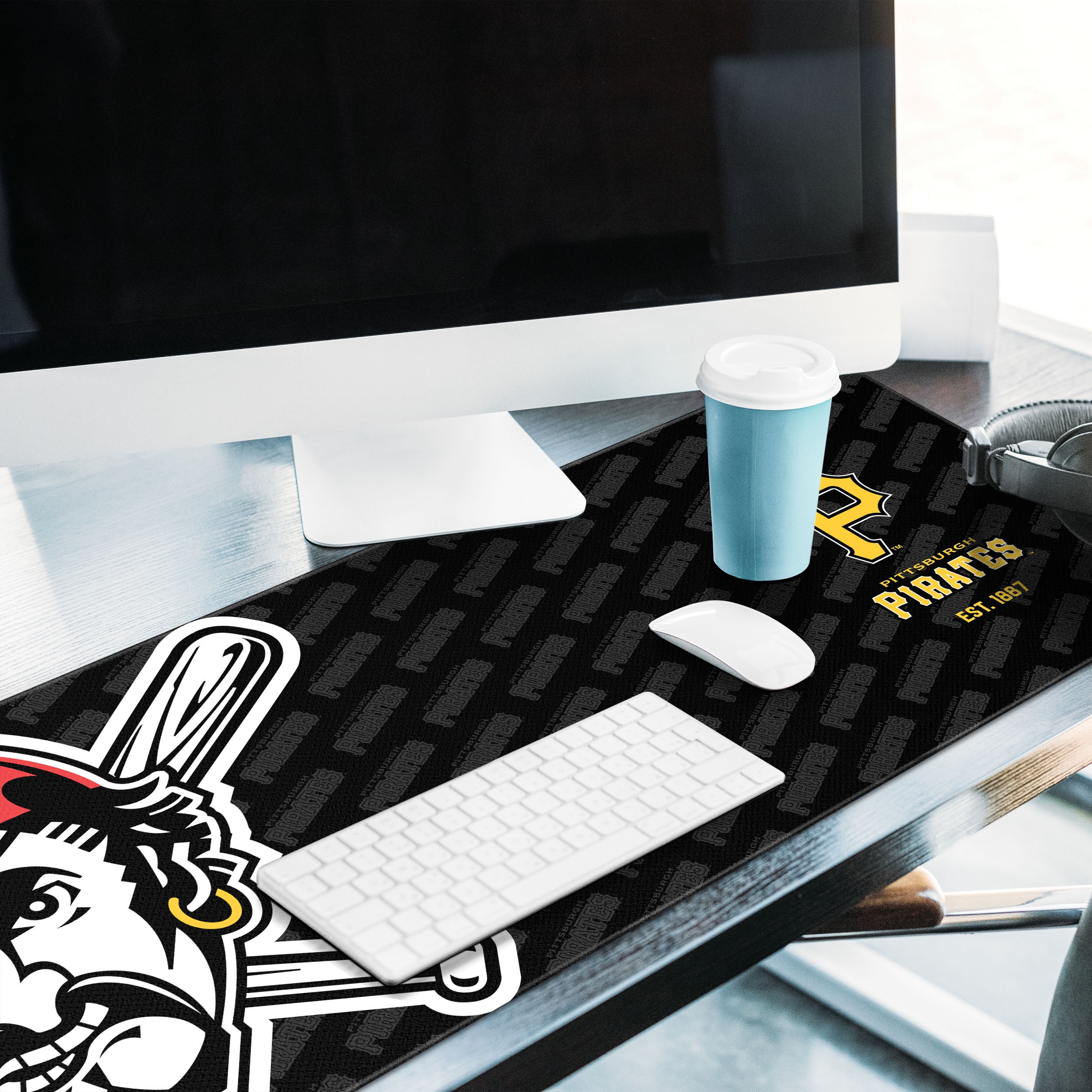 YouTheFan MLB Pittsburgh Pirates Logo Series Desk Pad
