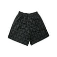 thumbnail image 5 of Men Beach Shorts Elastic Waist Anime Shorts Haman Print Male Streetwear Casual Loose Black Shorts, 5 of 6