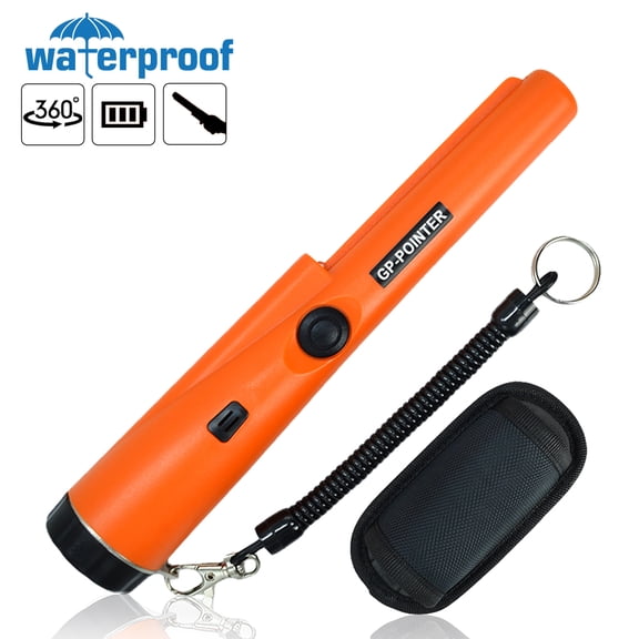 Metal Detector Pinpointer - Waterproof Handheld Pin Pointer Wand - Search Treasure Pinpointing Finder Probe for Kids & Adults