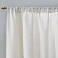 thumbnail image 3 of Madison Park Kyler 2-Piece Linen Blend Light Filtering Curtain Panel Pair in White, 52"x84", 3 of 8