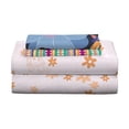 thumbnail image 5 of Dora Kids 4 Piece Pink Orange Floral Sheet Set, Full, 5 of 9