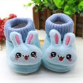 thumbnail image 5 of Baby Boys Girls Winter Booties with Grippers Soft Lining Non Gripper Crib Shoes Indoor Outdoor Winter for Festival Gifts 2t, 5 of 6