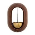 thumbnail image 2 of Shopkeepers Bell Japanese Wood Entry Doorbells Chime for Wardrobe Shop Brown, 2 of 8