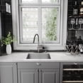 thumbnail image 4 of Vigo Pull-Out Spray Kitchen Faucet with Deck Plate, Stainless Steel, 4 of 9