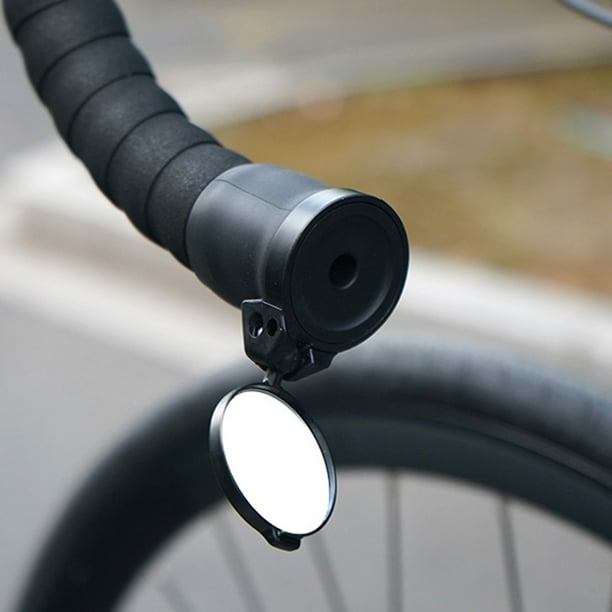 Espejo retrovisor de bicicleta Espejos retrovisores ajustables de rotación 360 (32-36 mm) DQrwqpou Accesorios para bicicletas
