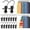 Black, variant on 36 Pack Boot Hangers Clips for Closet, Heavy Duty Legging Organizer for Closet Hanging Pants Hangers with Clips Clothes Pins Hanger Clips Laundry Hooks Towel Socks Hats Tall Boots Home Travel Black