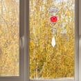 thumbnail image 3 of 2 Pcs Stabilizer Stainless Steel Spiral Wind Chimes for Outside Red, 3 of 6