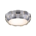 thumbnail image 1 of 50901LEDD-WH-CH Plafonnier Encastré Blanc à LED de 18 Pouces en Chrome, 1 of 1