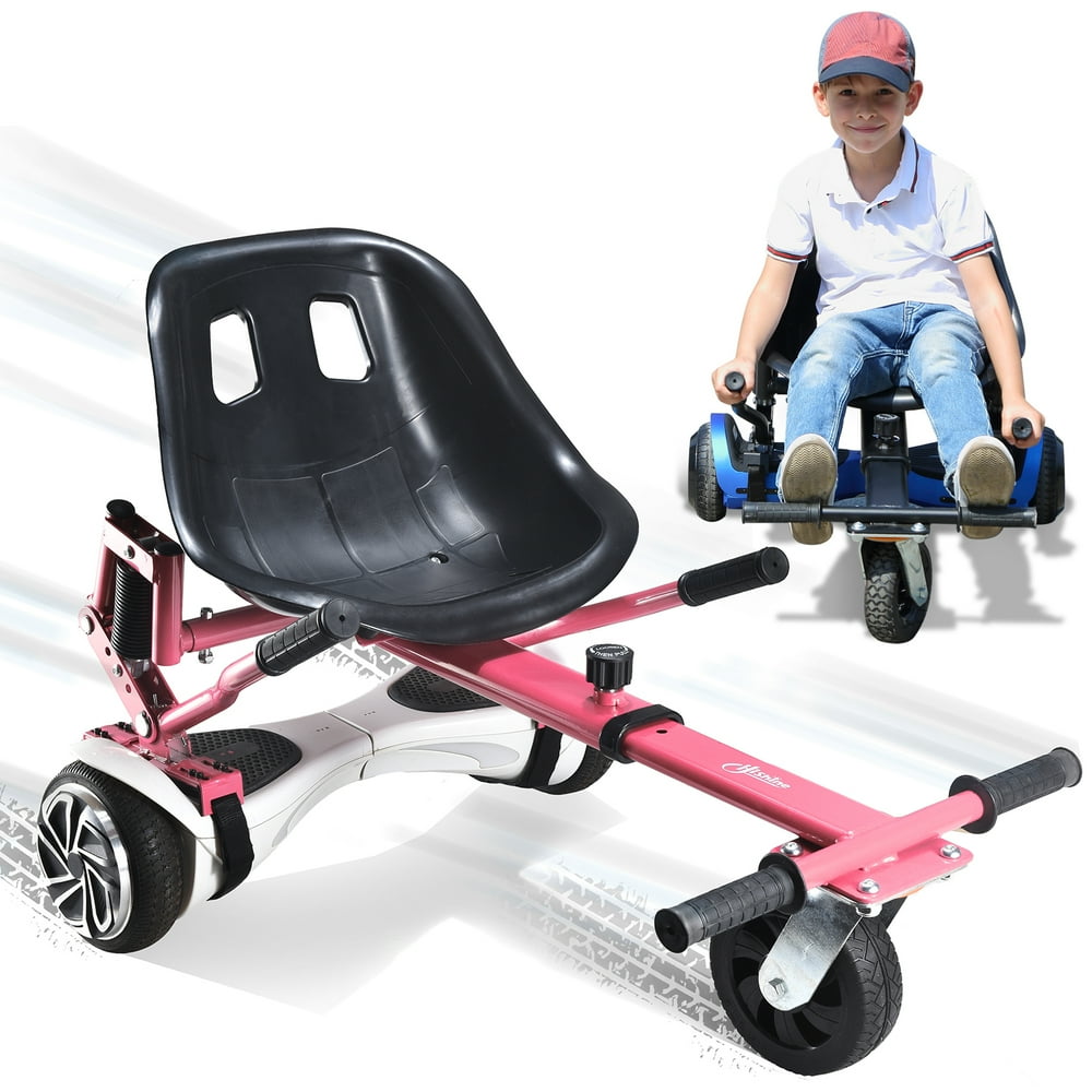 Hoverboard seat attachment, hoverboard go kart for adults & kids