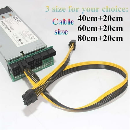 10x 20cm PCI-E 6-pin to 8-Pin Power Cables for Graphics Video Card Board