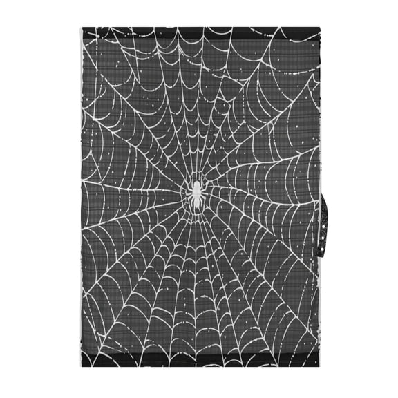 Web Door Curtain 25x40in Privacy Mesh with UV Protection Tie Back Rod Pockets