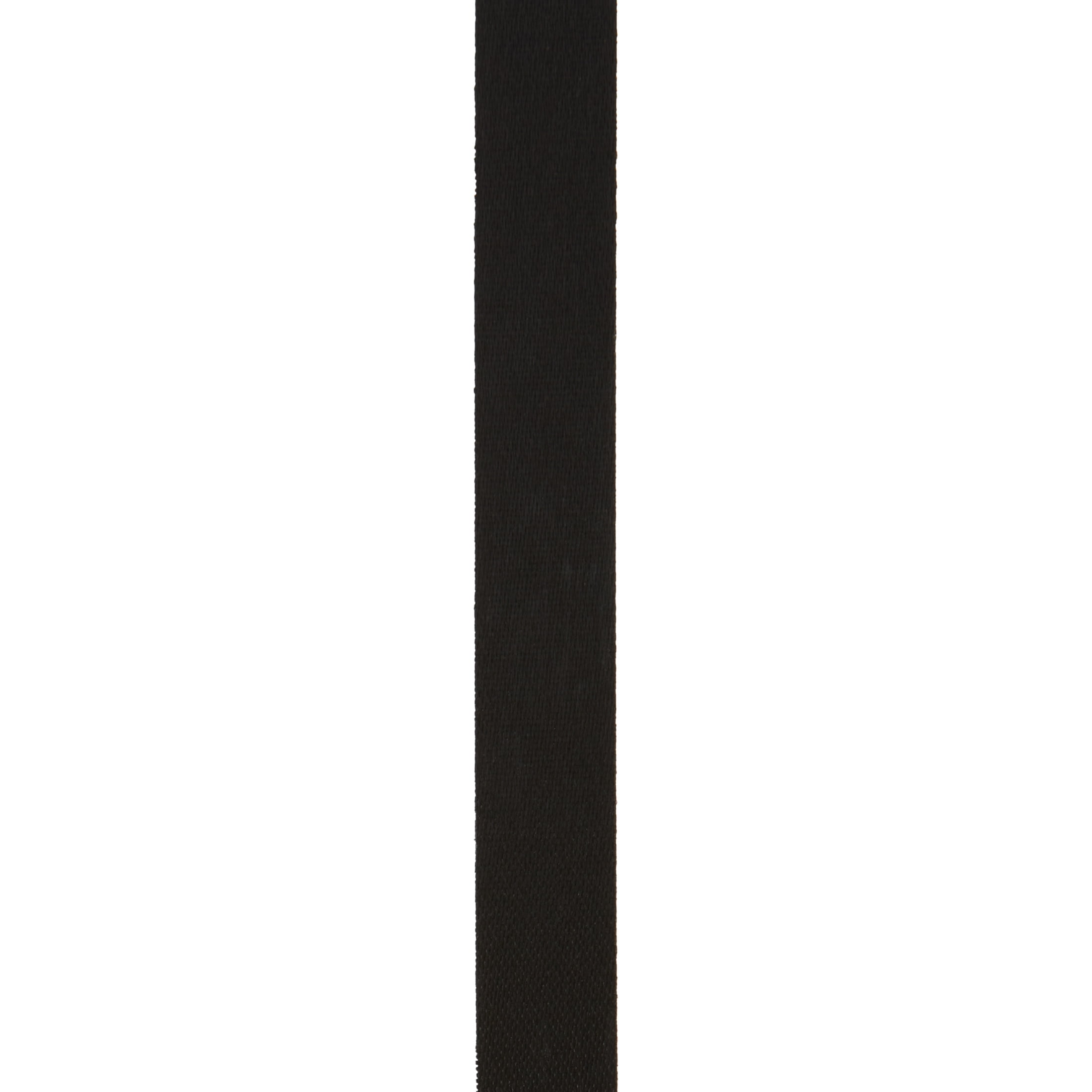 Offray Outdoor Ribbon, Black 5/8 Inch Woven Acetate, 21 Feet for