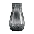 thumbnail image 2 of Hydroponic Plant Vase, Glass Look Self Watering Planter for Pothos and Lucky Bamboo, Faceted Shatterproof Desktop Flower Pot, Gray, 2 of 6