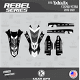 thumbnail image 2 of Kalair GFX Graphics Kit for Yamaha YZ125 (2015-2021) Rebel Series, 2 of 5