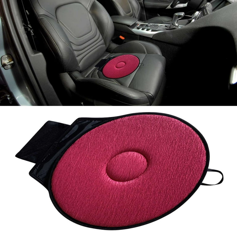 Swivel Seat Cushion 360 Degreess Pivots Disc Easy Transfer Seat Cushion  Portable Swivel Car Seat Anti Slip Car Mat Protector Pregnant Elderly Trunk