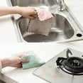 thumbnail image 3 of Monfince Eco-Friendly No Odor Reusable Cleaning Cloths Dishcloth ,High-efficiency Tableware Household Cleaning Towel for Kichen Tools, 3 of 9