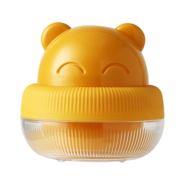 HILABEE Cosmetic Egg Storage Box Makeup Sponge Container Elegant Appearance Accessory Yellow