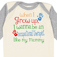 thumbnail image 4 of Inktastic Occupational Therapist Like Mommy Boys or Girls Long Sleeve Baby Bodysuit, 4 of 5