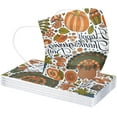 thumbnail image 4 of HUGFEGWE 50Pcs Fall Disposable Adults Face Masks,3 Ply Protective Disposable Face Masks with Maple Leaf Thanksgiving Designs (Fall/Thanksgiving L) CJB91-40799, 4 of 7