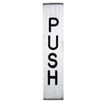 thumbnail image 3 of CRL 1445G Etched Aluminum with Black Letter "PUSH" Sign, 3 of 3