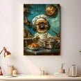 thumbnail image 4 of Funny Dog Kitchen Wall Art - Dining Room Wall Decor - Pekingese Cooking Food Canvas Prints for Farmhouse Kitchen Decor, Modern Restaurant Painting Artwork, 4 of 6