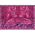 thumbnail image 1 of Ahgly Company Indoor Rectangle Animal Pink Traditional Area Rugs, 8' x 10', 1 of 4