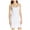 White, variant on Women's Base Layer Slip Dress Camisole Nightgown V-Neck Sleeveless Undershirt Smooth Chemise Sleepwear Slim Fit Full Slips Layering Clothing Dress Khaki S