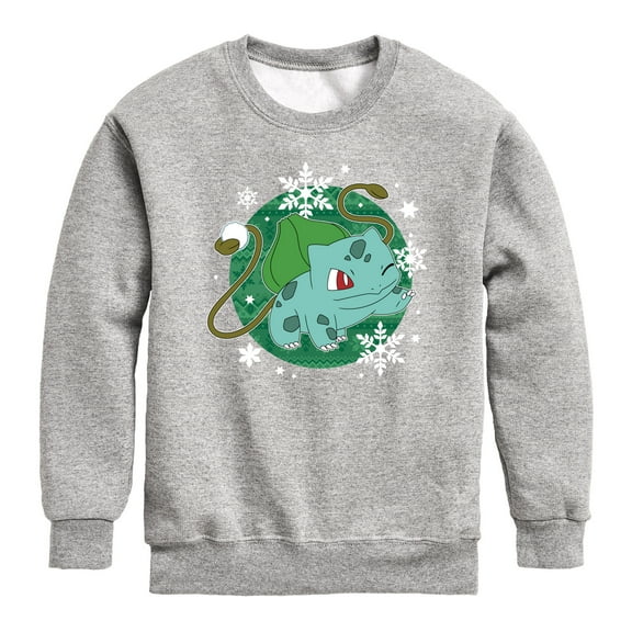 Pokémon - Bulbasaur Winter - Youth Crew Fleece Sweatshirt