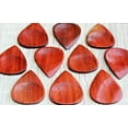 thumbnail image 3 of Exotic Plectrums - Padauk Wood Guitar Or Bass Pick - 3.0 mm Ultra Heavy Gauge - 351 Groove Shape - Natural Finish Handmade Specialty Exotic Plectrum - 6 Pack, 3 of 3