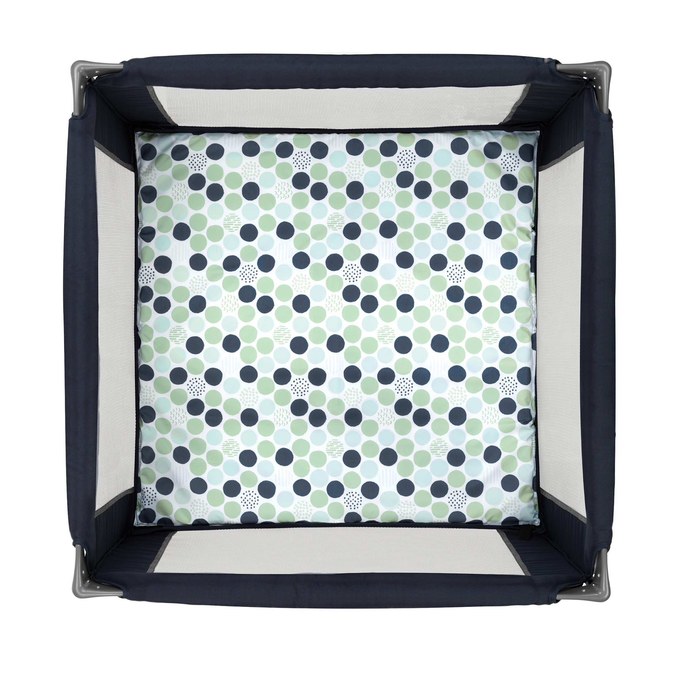 Chicco Tot Quad Portable Square Baby Playpen - Confetti (Blue) - image 3 of 7
